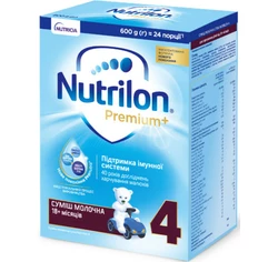 NUTRILON Нутриція "Нутрілон"дитяча молочна суміш 600гр №4 (2022.05.28, 12.2-18-3/2937, 28.05.2022) 7190