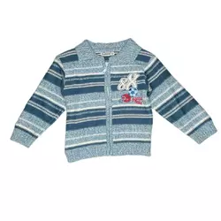 Кофта хлоп. Блакитний вязка 30% шерсть/70% акріл 93004 MonnaRosa Кофта хлоп. Блакитний вязка 30% шерсть/70% акріл 93004 MonnaRosa