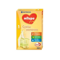 Нутриція "Milupa" молочна суміш 350гр №1 (2022.12.30, 12.2-18-3/24031, 30.12.2022) 5488 MILUPA