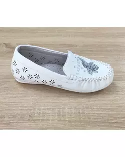 Взуття БедіДог Мокасін дев. Білий 274-35 Туреччина