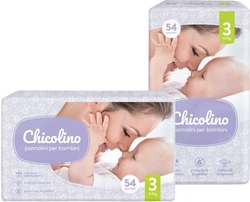 Підгузники Chicolino підгузники дитячі 3 (4-9кг) 54шт Ch6327
