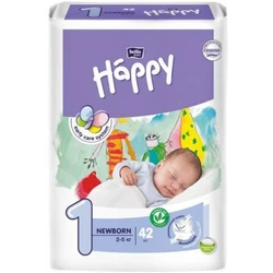 Підгузки дитячі HAPPY BELLA BABY newborn. (вага 2-5., 42 шт.) HAPPY