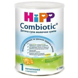 HIPP ХІПП 1 "Combiotik"Суха молочна суміш початкова 750г 2450
