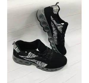 Взуття Кросовки уни. чорний/сірий 898 zhong