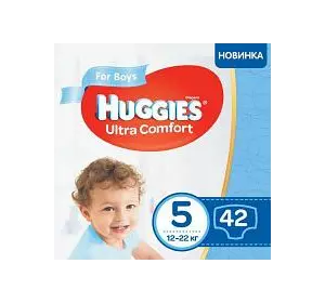 HUGGIES Huggies Ultra Comfort підгузники дитячі 5 (12-22кг) 42шт BOY 9400218