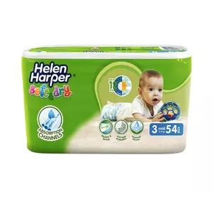 Підгузники Helen Harper підгузники дитячі Soft&Dry 3 (4-9кг) 54шт Midi 2314727